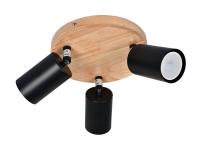 Zdjęcie: Spot Hoba 3 czarny drewno ADRILUX