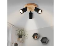 Zdjęcie: Spot Hoba 3 czarny drewno ADRILUX
