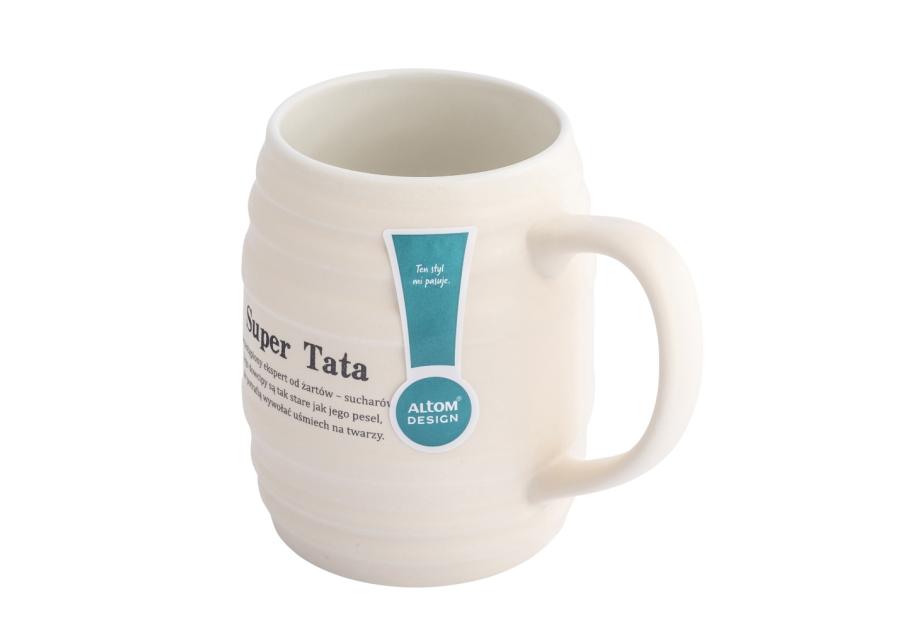 Zdjęcie: Kubek beczułka 700 ml super tata dekoracja A ALTOM DESIGN