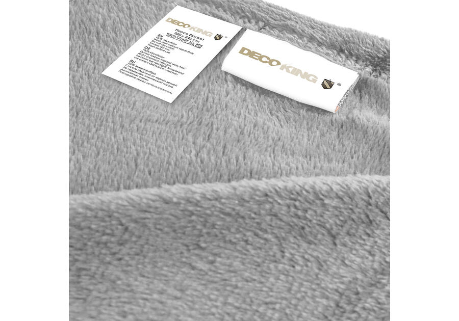 Zdjęcie: Koc Mic silver 160x210 cm DECOKING