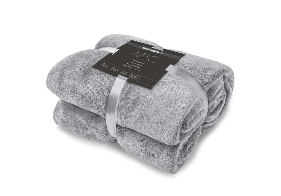 Zdjęcie: Koc Mic silver 160x210 cm DECOKING