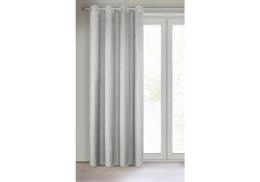 Zdjęcie: Zasłona gotowa D91 Adore 140x250 cm stalowy EUROFIRANY