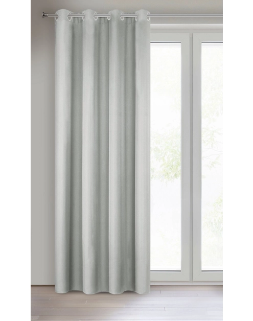 Zdjęcie: Zasłona gotowa D91 Adore 140x250 cm stalowy EUROFIRANY
