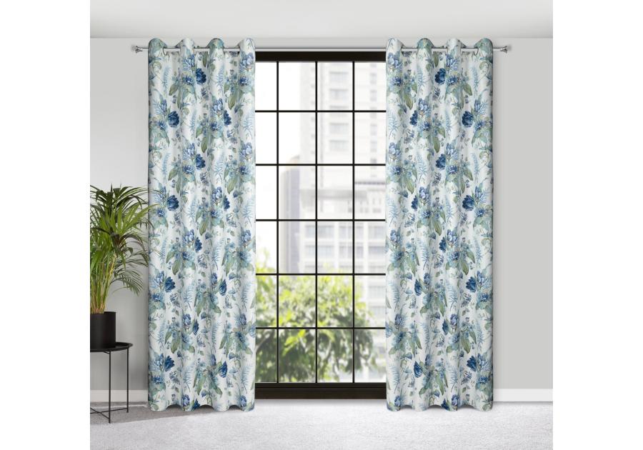 Zdjęcie: Zasłona gotowa Alva 140x250 cm biały EUROFIRANY