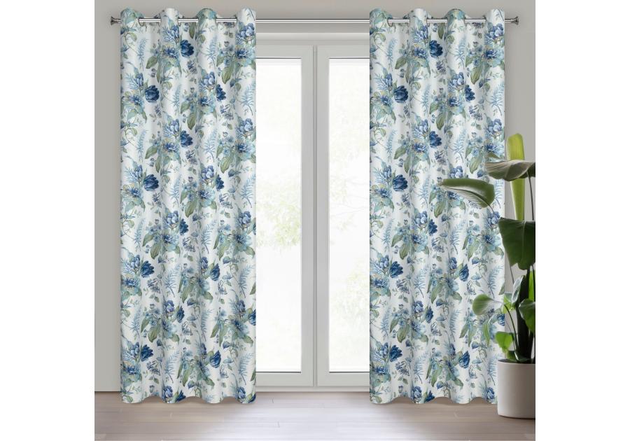 Zdjęcie: Zasłona gotowa Alva 140x250 cm biały EUROFIRANY