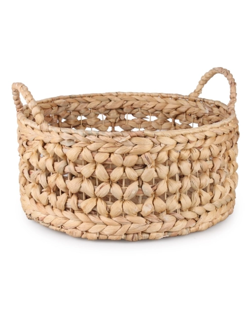 Zdjęcie: Kosz z hiacyntu wodnego z uchwytami 35x35x16/21cm TIN TOURS