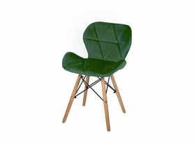 Krzesło tapicerowane Samson velvet zielony butelkowy TS INTERIOR
