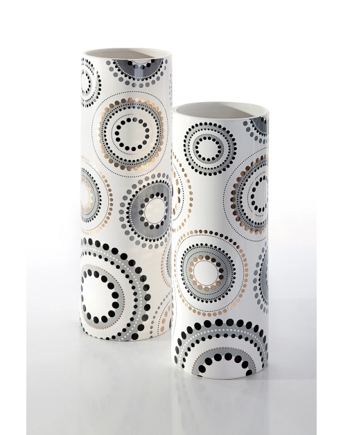 Zdjęcie: Wazon ceramiczny 14x14x44 cm EUROFIRANY