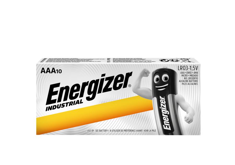Zdjęcie: Baterie AAA LR03 Industrial 10 szt. ENERGIZER