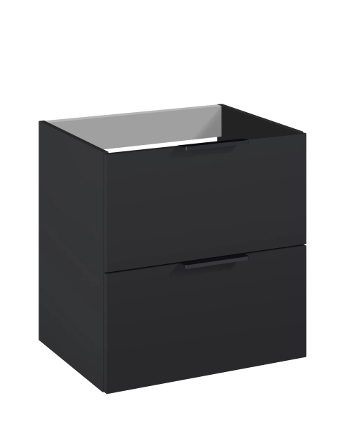 Zdjęcie: Szafka łazienkowa Lada 54 cm 2S czarny mat ROCA