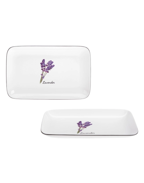 Zdjęcie: Półmisek Prowansja 25 cm z porcelany New Bone 81483 Lavender RAVI
