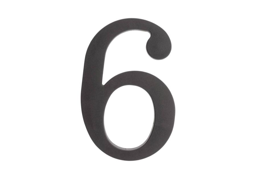 Zdjęcie: Cyfra 6 lub 9 plastikowa czarna 180 mm METRO