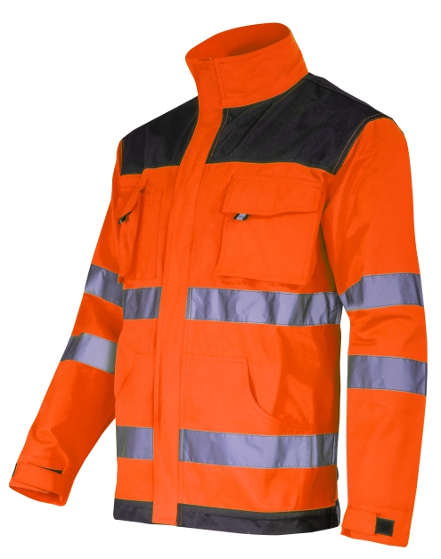 Zdjęcie: Bluza ostrzegawcza czarno-pomarańczowa, XL, CE, LAHTI PRO