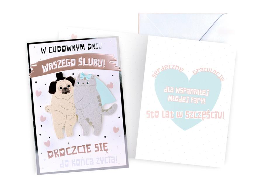 Zdjęcie: Karnet DK-974 Ślub KUKARTKA