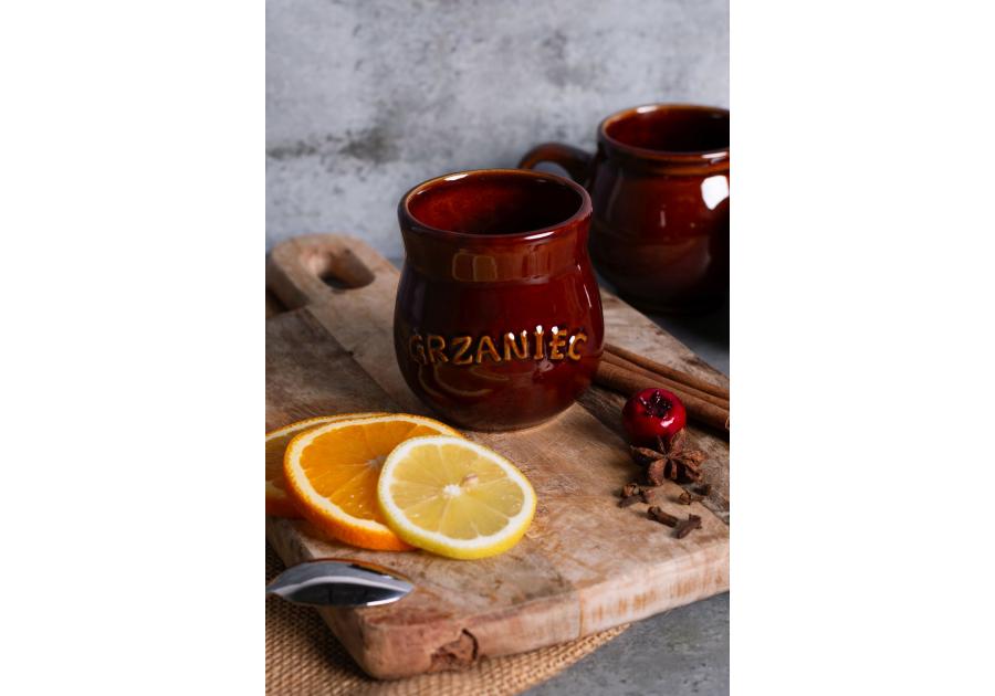 Zdjęcie: Kubek beczułka z napisem Grzaniec 250 ml ALTOM DESIGN