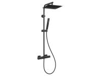 Zdjęcie: Deszczownia z baterią termostatyczną Svart czarny INVENA