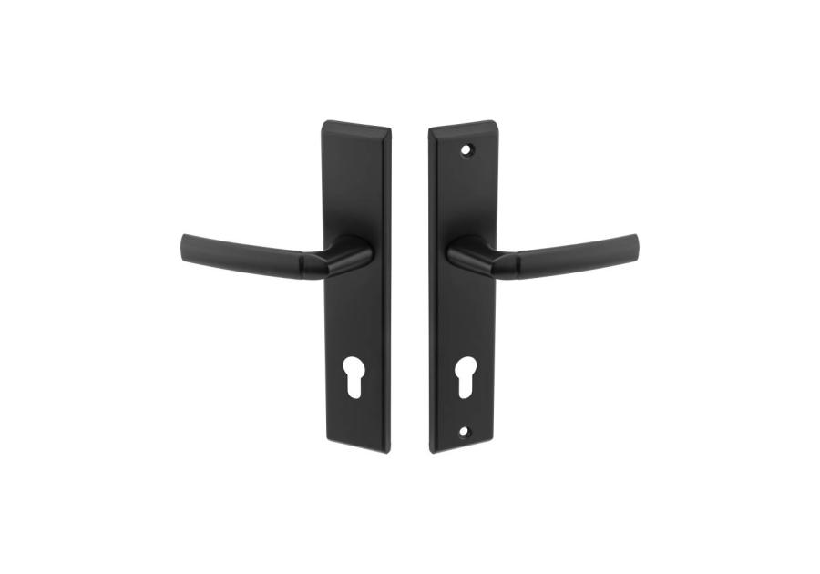 Zdjęcie: Klamka zewnętrzna Fudzi 90 WKL czarny mat lewa GAMAR