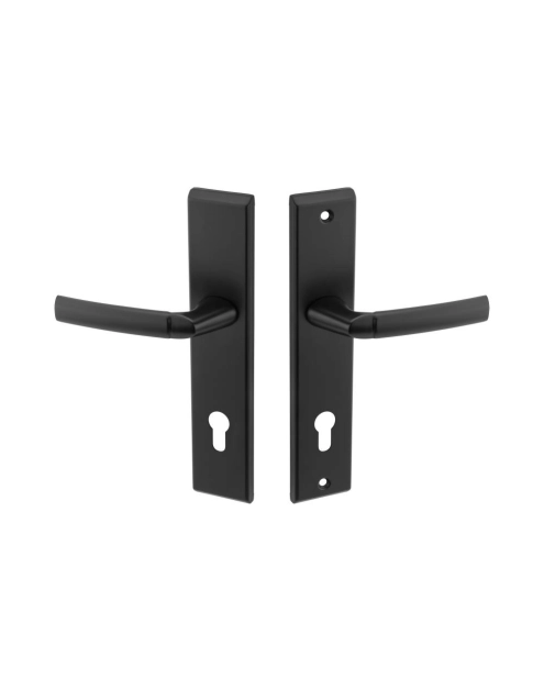 Zdjęcie: Klamka zewnętrzna Fudzi 90 WKL czarny mat lewa GAMAR