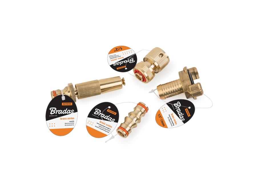 Zdjęcie: Nypel do łączenia mosiądz BRADAS