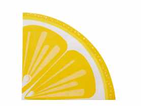Komplet serwetek papierowych Tropicana składanych średnica 32 cm dekoracja cytryna ALTOM DESIGN
