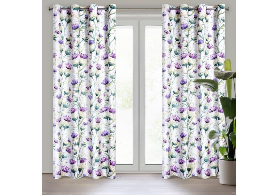 Zdjęcie: Zasłona gotowa Emilly 140x250 cm biały EUROFIRANY