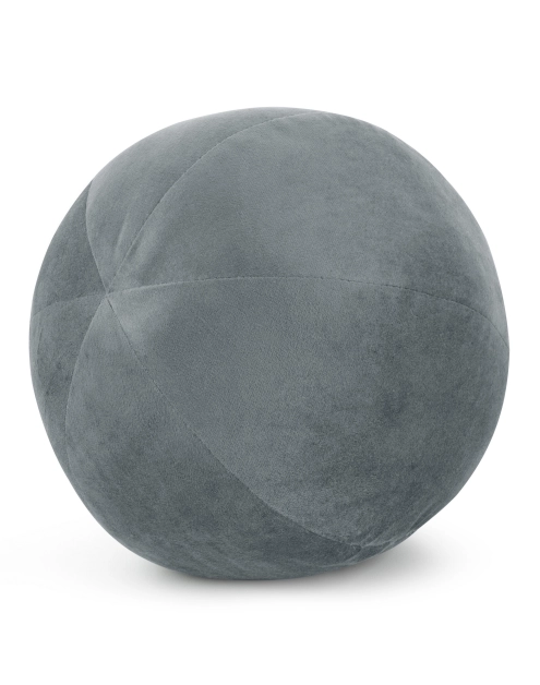 Zdjęcie: Poduszka dekoracyjna w formie kuli Gaja 24 cm srebrna EUROFIRANY