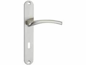 Klamka na szyldzie długim na klucz Agra KUCHINOX