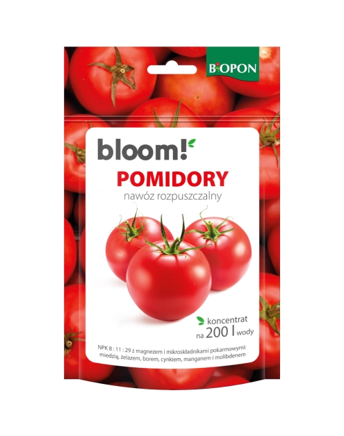 Zdjęcie: Nawóz rozpuszczalny do pomidorów 200 g BOPON BLOOM!