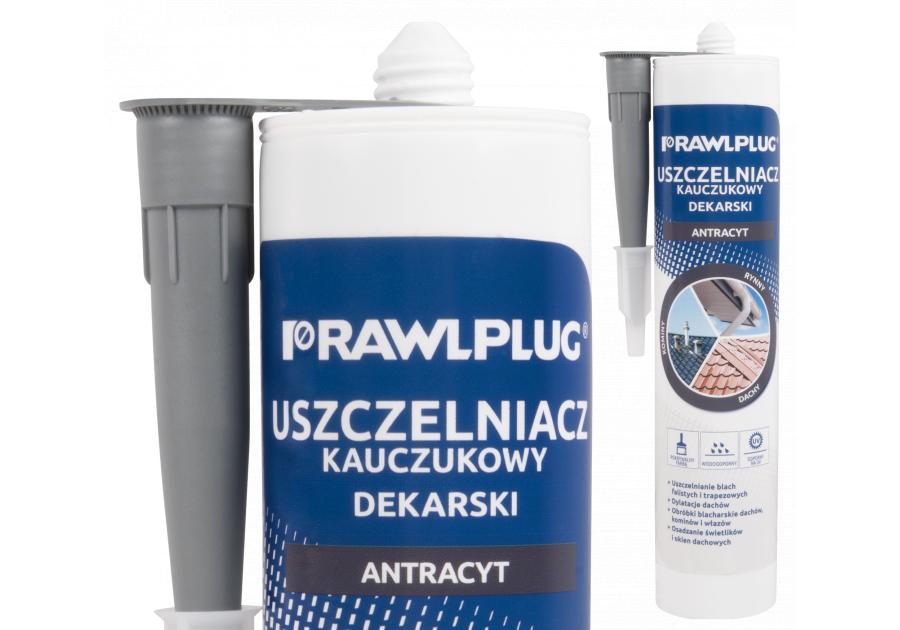Zdjęcie: Uszczelniacz dekarski kauczukowy R-SL-DEK antracytowy  300 ml RAWLPLUG