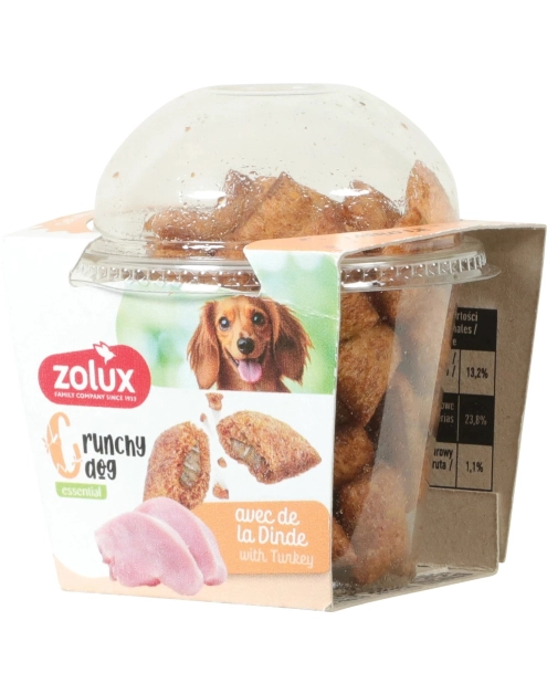 Zdjęcie: Ciasteczka dla psów Crunchy Dog z indykiem 75 g ZOLUX