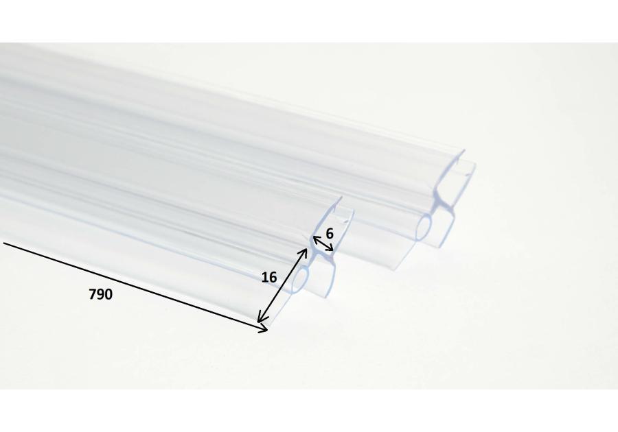 Zdjęcie: Uszczelki systemu Kerria Plus do szyb 6 mm DEANTE