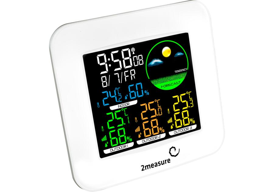 Zdjęcie: Stacja pogody - elektroniczna, 3 czujniki, termometr, higrometr 2MEASURE