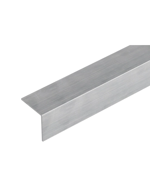 Zdjęcie: Kątownik PVC 20x20x1,1 mm srebrny szczotkowany 2,75 m CEZAR
