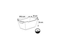 Zdjęcie: Pojemnik lifestyle-box lotta 6 L nordic grey KEEEPER