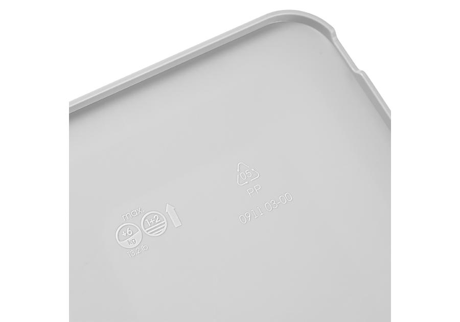 Zdjęcie: Pojemnik lifestyle-box lotta 6 L nordic grey KEEEPER