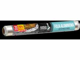 Folia aluminiowa 20 m rolka ANNA ZARADNA