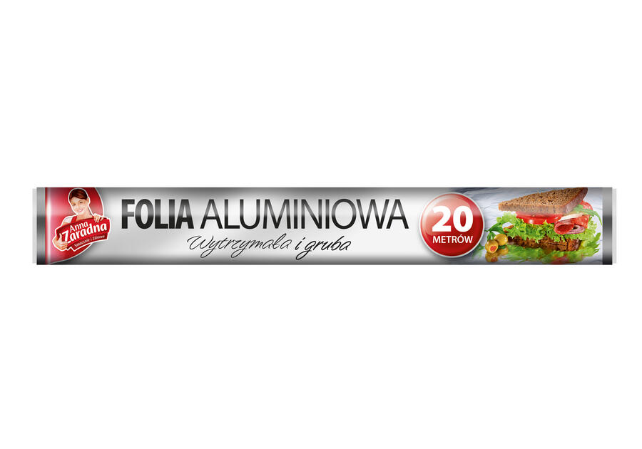 Zdjęcie: Folia aluminiowa 20 m rolka ANNA ZARADNA
