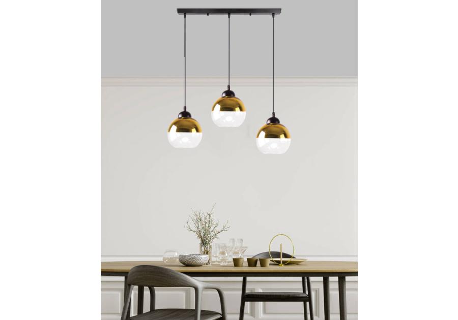 Zdjęcie: Lampa wisząca Contessa 3X40 W E27 złoty CANDELLUX