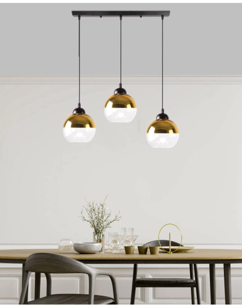 Zdjęcie: Lampa wisząca Contessa 3X40 W E27 złoty CANDELLUX