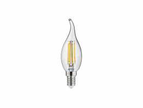 Żarówka LED, Filament, C35L, 3000K, E14, 4,0W, 420lm, 44mA GTV