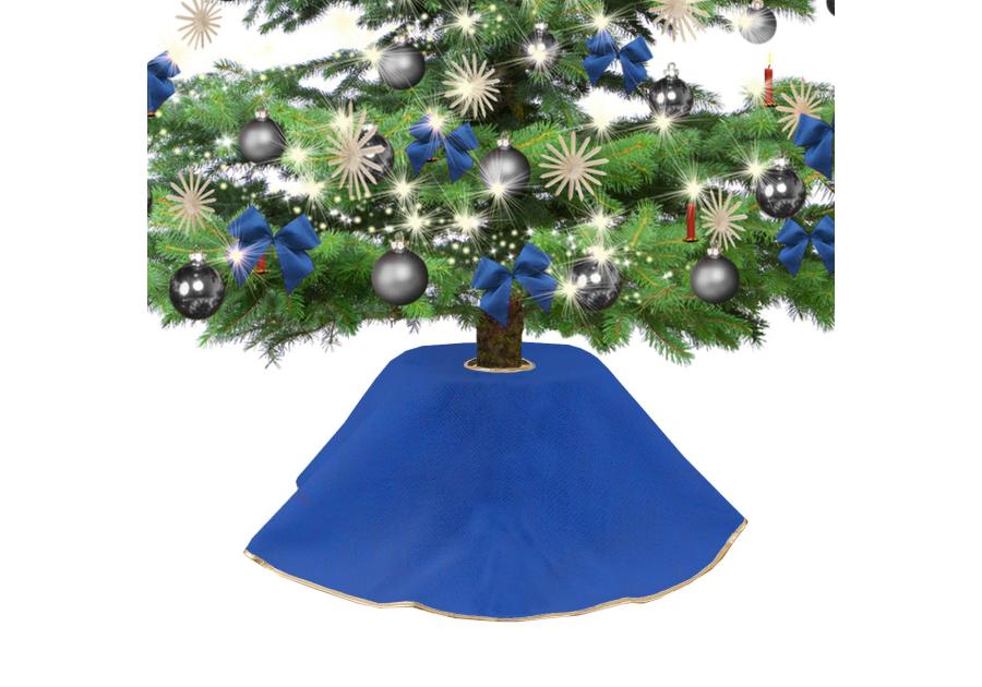 Zdjęcie: Sukienka z juty pod choinkę 90 cm niebieska TIN TOURS
