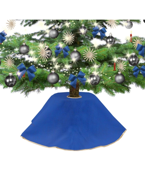 Zdjęcie: Sukienka z juty pod choinkę 90 cm niebieska TIN TOURS