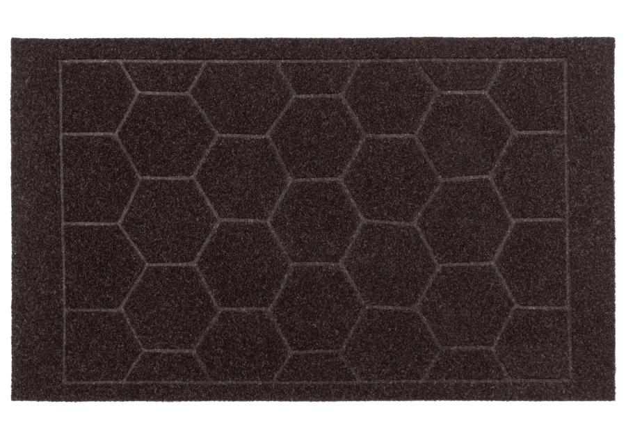Zdjęcie: Wycieraczka Roxi 45x75 cm heksagon brązowy MULTI-DECOR