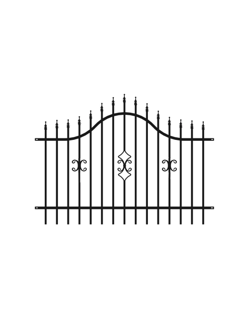 Zdjęcie: Przęsło Iga 2,00 m, 0,90-1,20 m, ocynk+RAL9005 POLBRAM