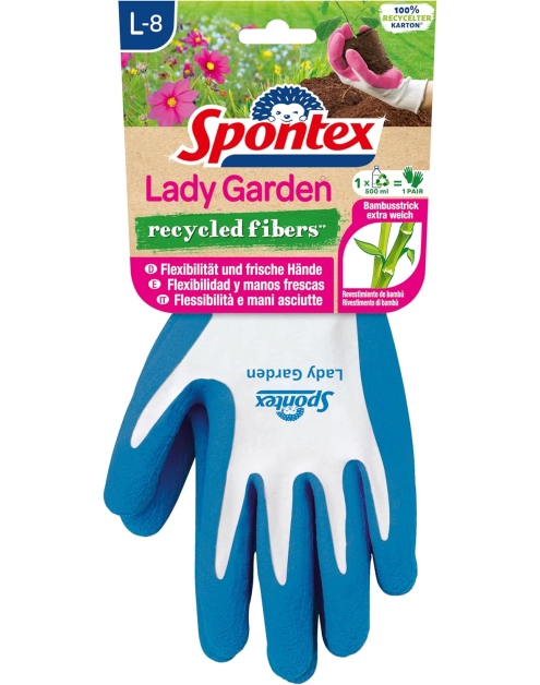 Zdjęcie: Rękawice ogrodowe Lady Garden recycled L SPONTEX