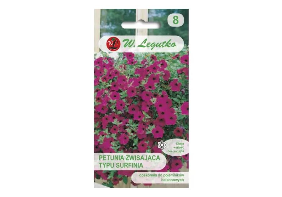 Zdjęcie: Petunia ogrodowa Rubina F2 o pędach zwisających purpurowo-fioletowa 0,01 g W.LEGUTKO