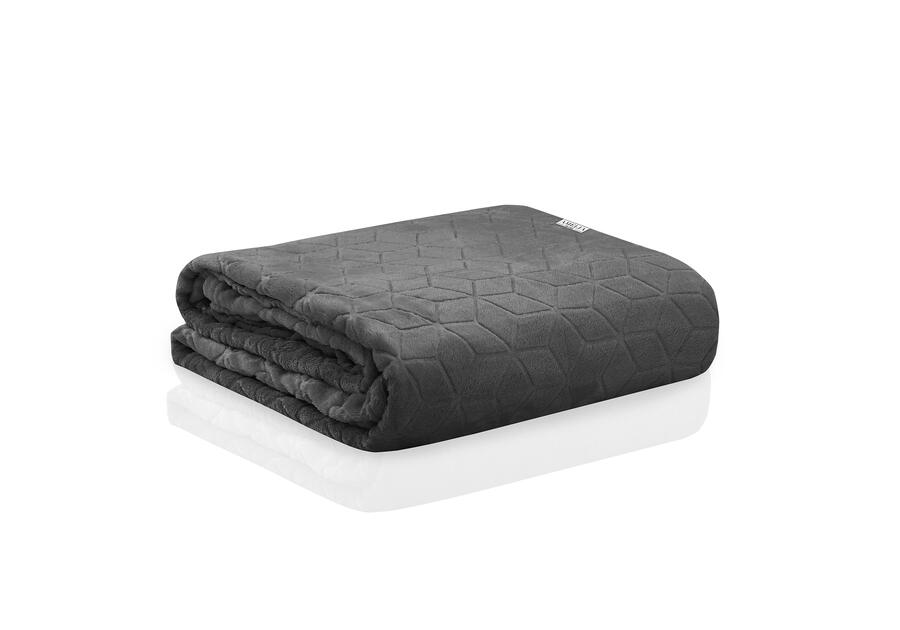 Zdjęcie: Koc Nessa charcoal 70x150 cm AMELIA HOME