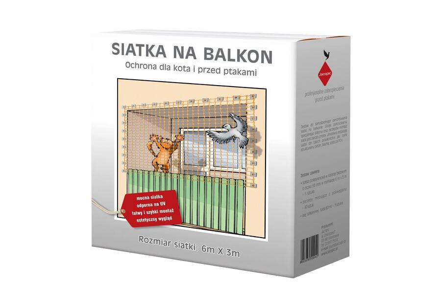 Zdjęcie: Siatka balkonowa 6 x 3 m RIM KOWALCZYK