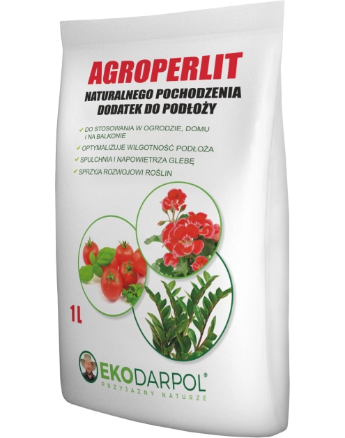Zdjęcie: Dodatek do podłoży Agroperlit 1 L EKODARPOL