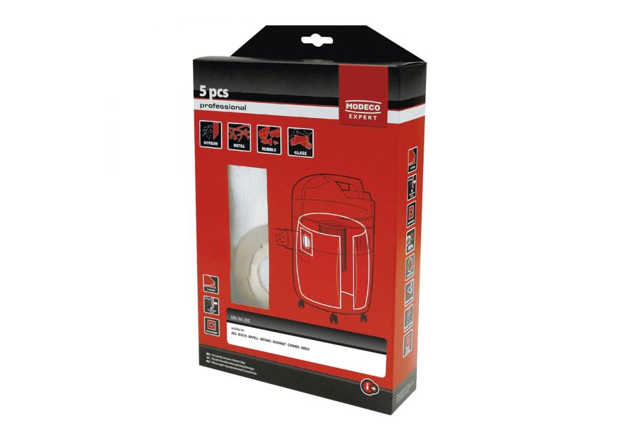 Zdjęcie: Worki do odkurzaczy przemysłowych Bosch Gas 25 Metabo Starmix 5 szt. MODECO EXPERT